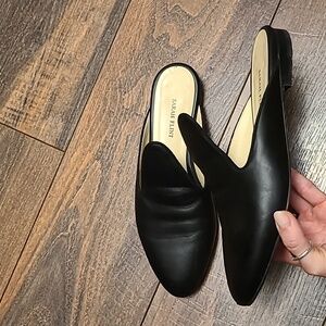 Sarah Flint black Leather Mules, size 36 (6)